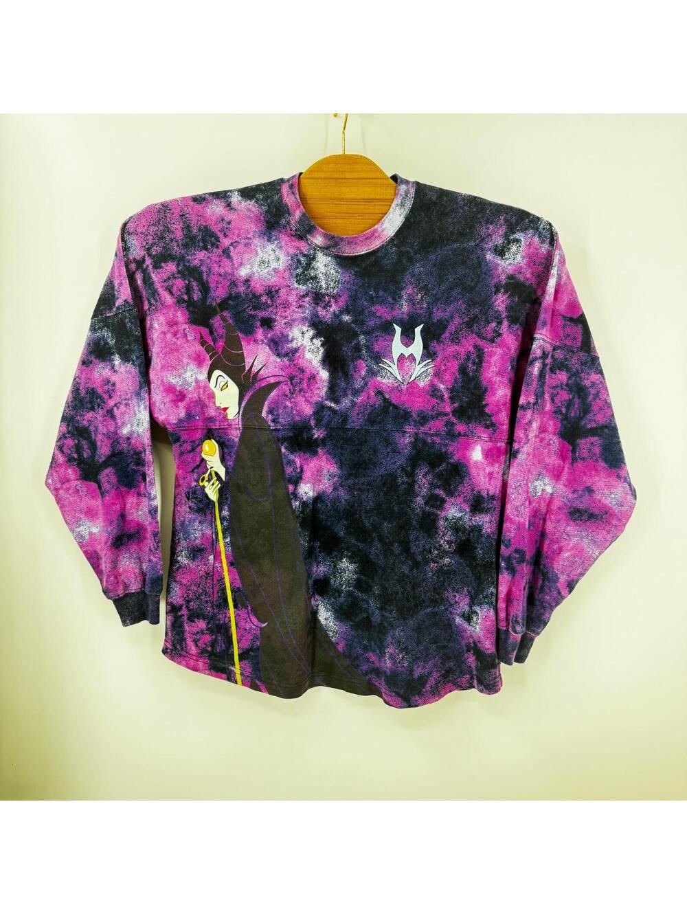 Disney Maleficent Villains Tie Dye Sleeping Beauty Spirit Jersey Adult Medium